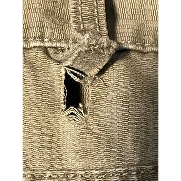 Eddie Bauer jeans mens 43 x 32 distressed straight brown work - Picture 9 of 16